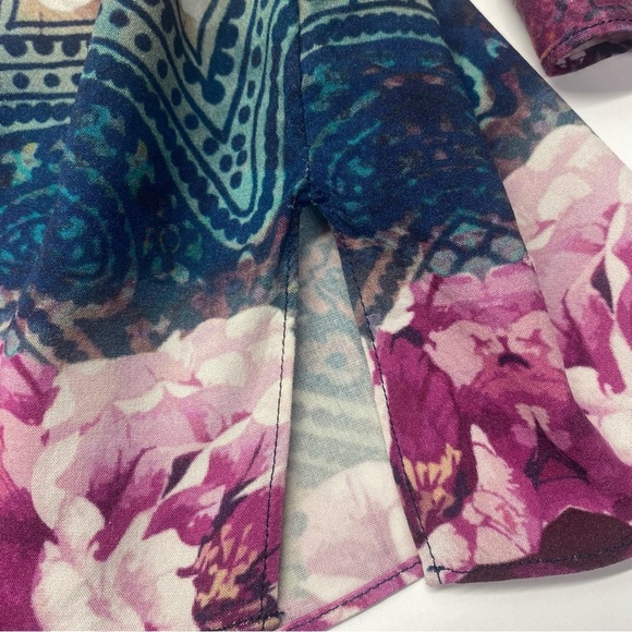 Soft Surroundings Women’s long Sleeve Tunic 3X Key Hole Button Front Pleats - Picture 12 of 12